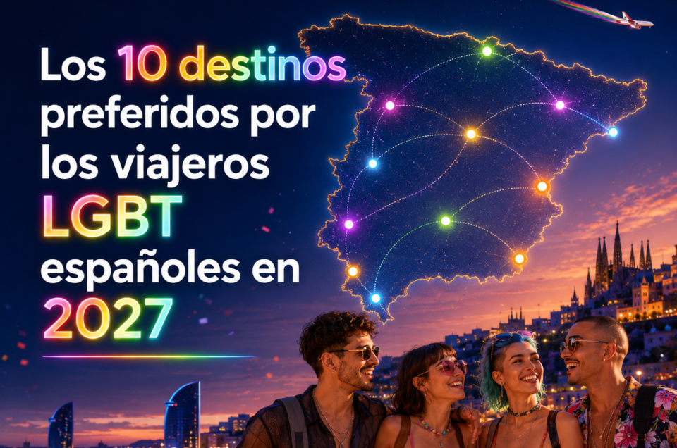 Los 10 destinos preferidos por los viajeros LGBT españoles en 2027