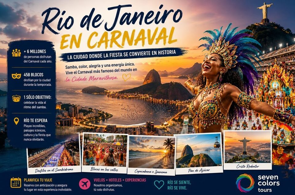 Carnaval de Río de Janeiro: la ciudad donde la fiesta se convierte en historia