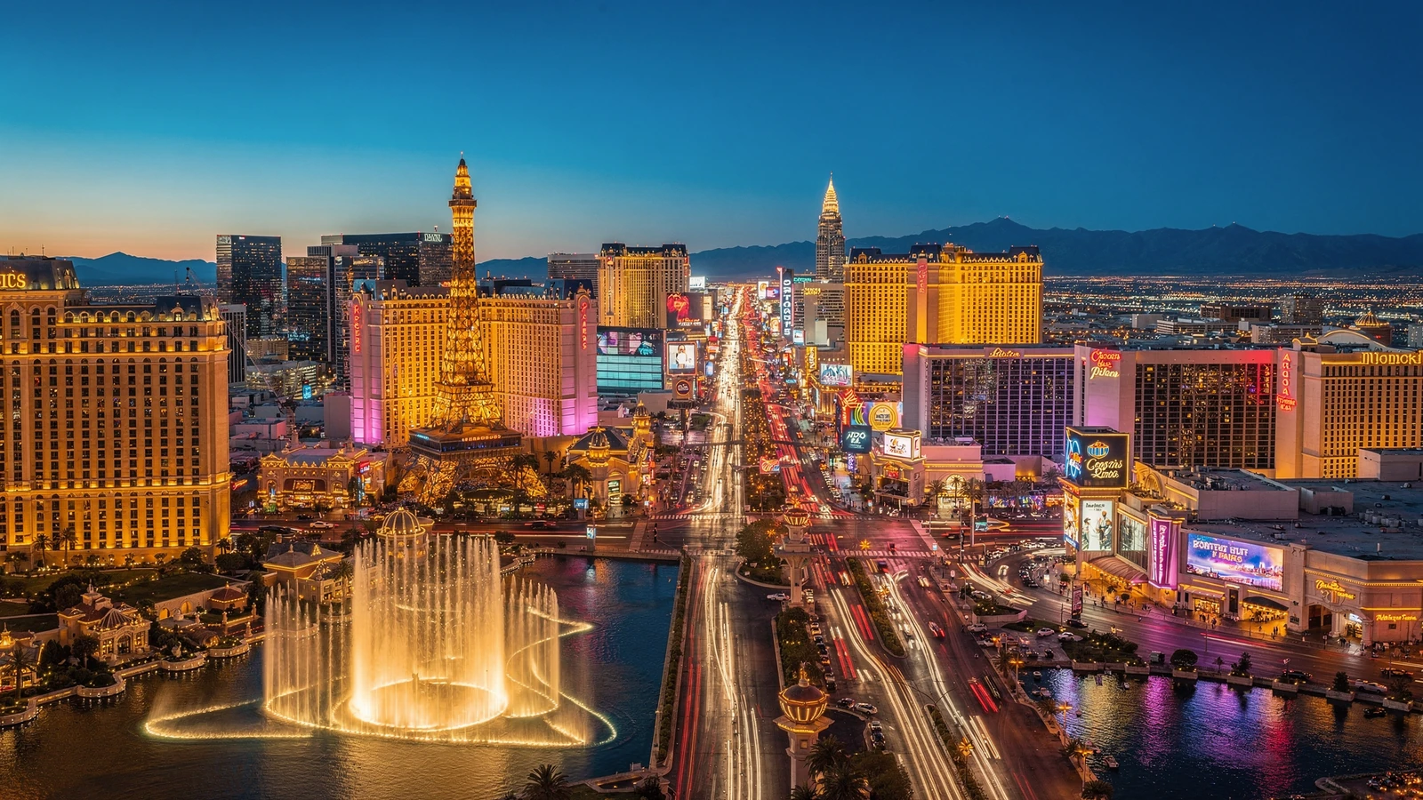 Panorámica del Strip de Las Vegas