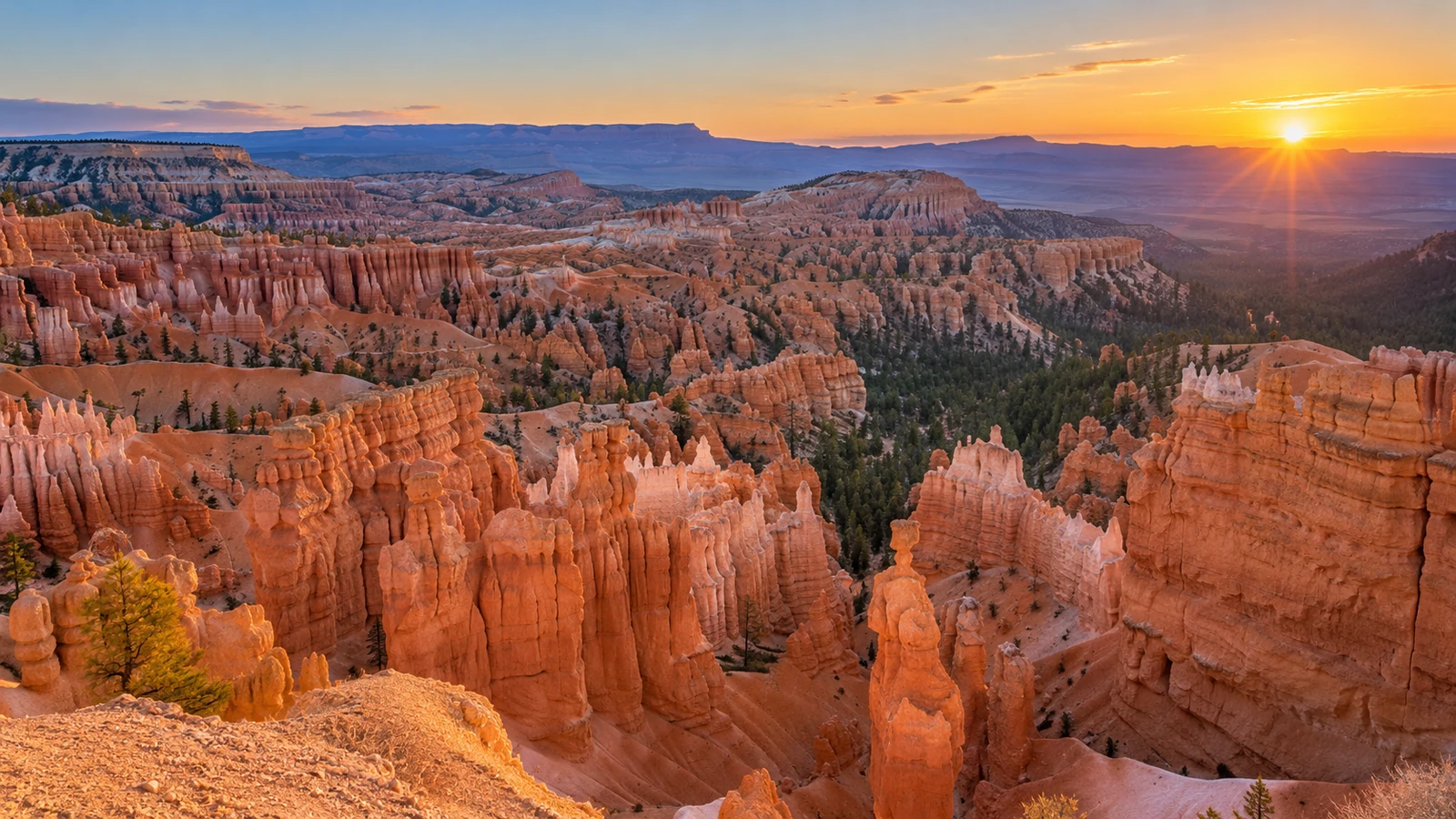 Formaciones rocosas de Bryce Canyon – Contrastes del Gran Oeste Americano Formaciones rocosas de Bryce Canyon – Contrastes del Gran Oeste Americano