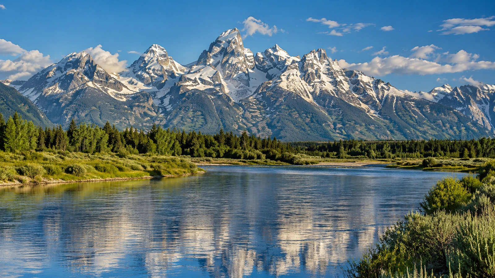 Montañas Grand Teton y río Snake – El Gran Oeste Americano