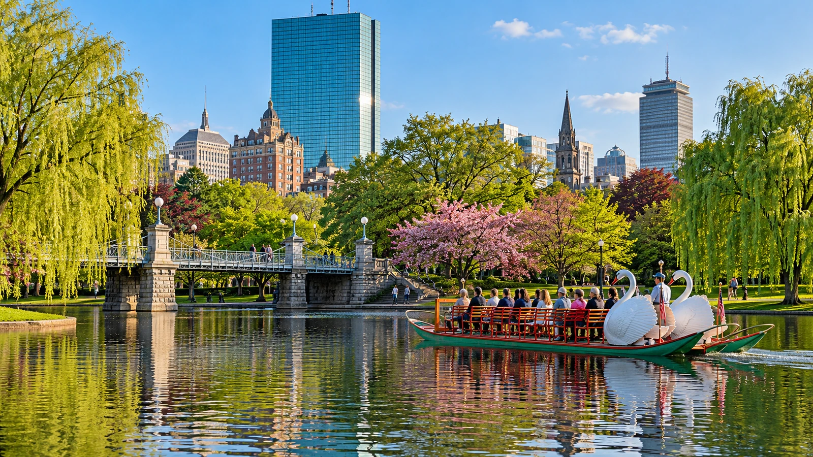 Estanque del Boston Public Garden Estanque del Boston Public Garden