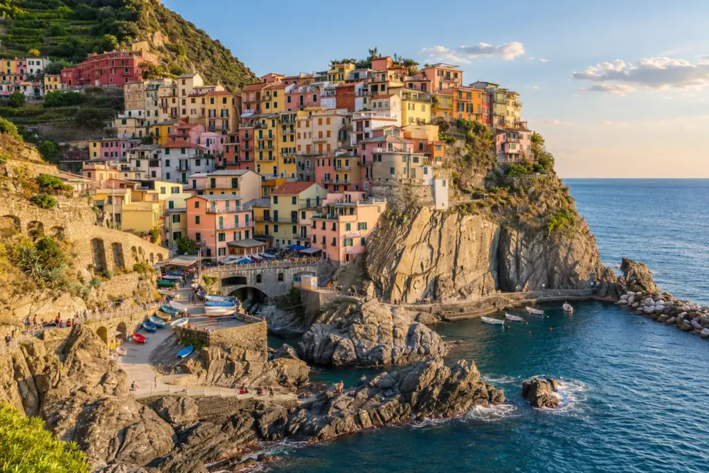 Manarola, pueblo de casas de colores en Cinque Terre