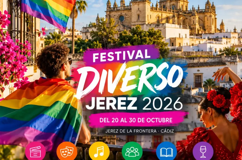 Festival Diverso Jerez 2026: Andalucía celebra la diversidad con diez días de cultura LGBTQ+
