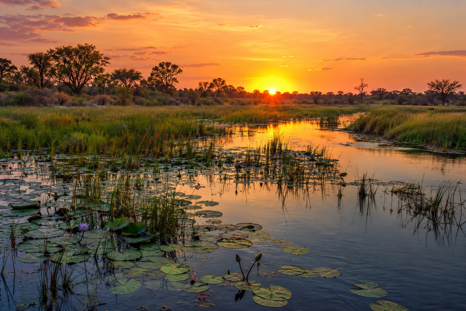 Humedales del río Kwando